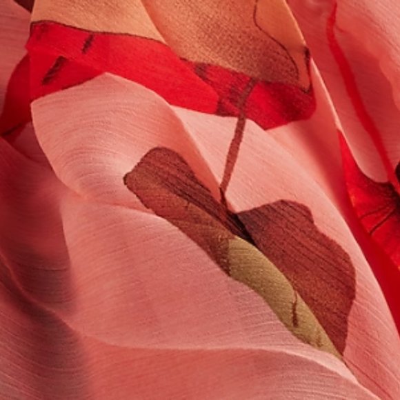 NEW w/ TAGS Pleated Floral Dress size Large - Picture 7 of 8